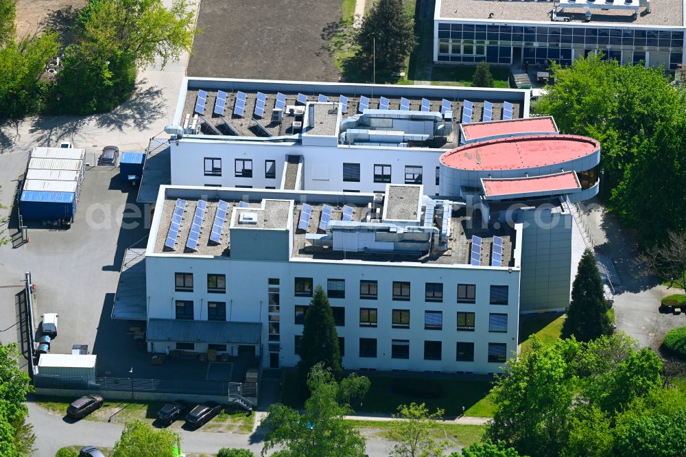 Aerial image Berlin - Office building on street Robert-Roessle-Strasse in the district Buch in Berlin, Germany