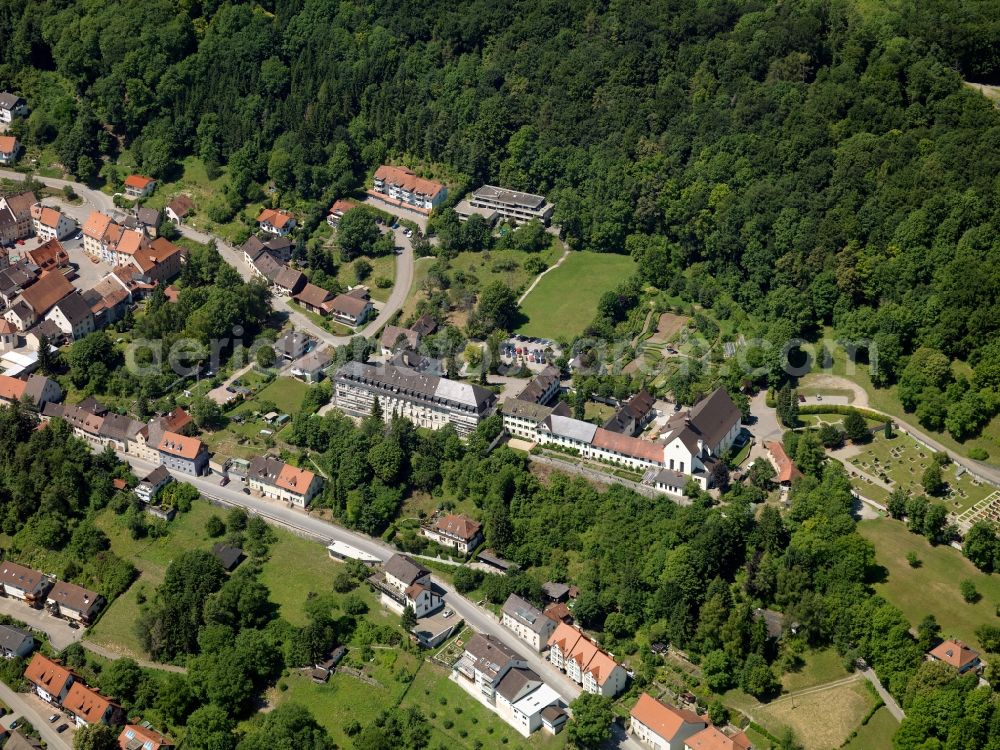 Aerial photograph Stühlingen - The construction of the Capuchin monastery Stühlingen began in 1743. In 1802 the monastery was dissolved. In 1927, a new opening of the monastery