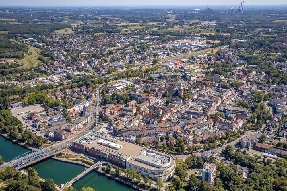 Aerial image Hardt - Old Town area and city center in Hardt in the state North Rhine-Westphalia, Germany