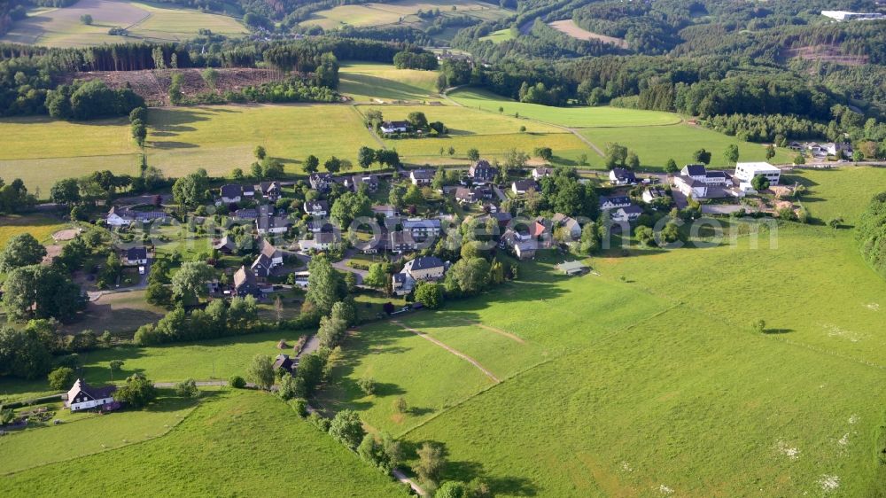 Reichshof from above - View of Sotterbach in Reichshof in the state North Rhine-Westphalia, Germany