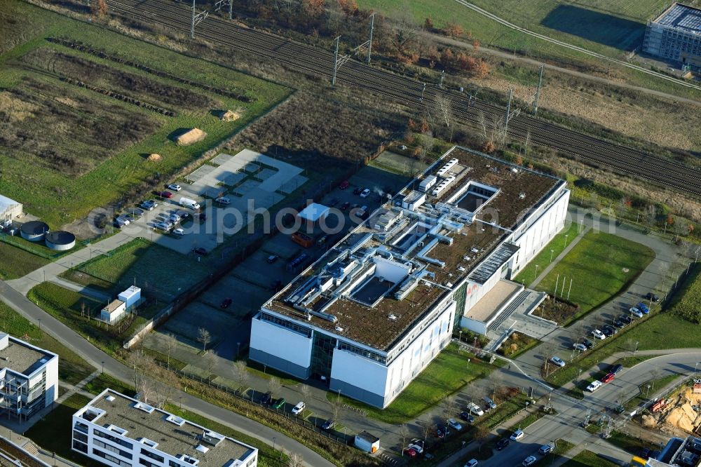 Aerial photograph Potsdam - Functional building of the archive building Brandenburgisches Landeshauptarchiv Am Muehlenberg in the district Golm in Potsdam in the state Brandenburg, Germany