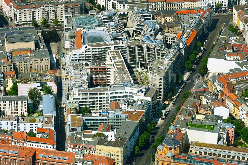 Aerial image Berlin - Areal on Tacheles on Oranienburger Strasse in the district Mitte in Berlin, Germany