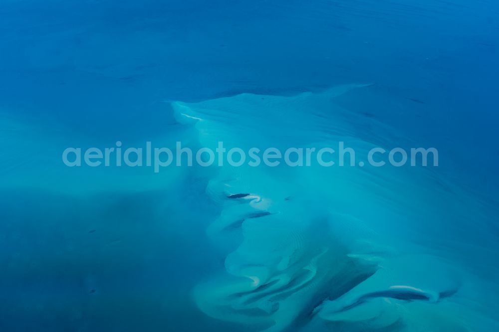 Aerial image Current - Atoll on the water surface Atlantic Ocean in Bahamas