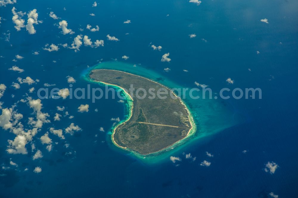 Aerial photograph Assomption - Atoll on the water surface Indian Ocean in Assomption in , Seychelles