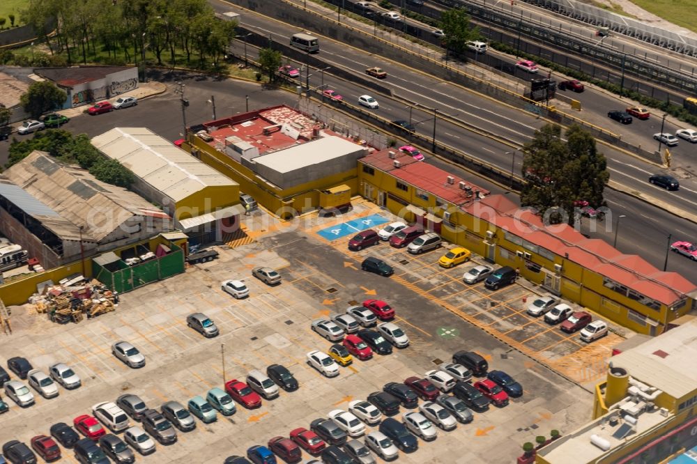 Aerial image Ciudad de Mexico - Car dealership building Servicio Grupo Alfa Romeo E Italianos in Ciudad de Mexico in Mexico