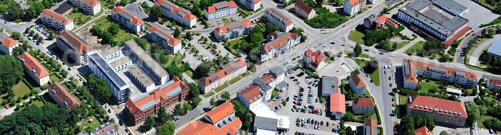 Aerial photograph Hansestadt Greifswald - Blick auf den AVILA ...