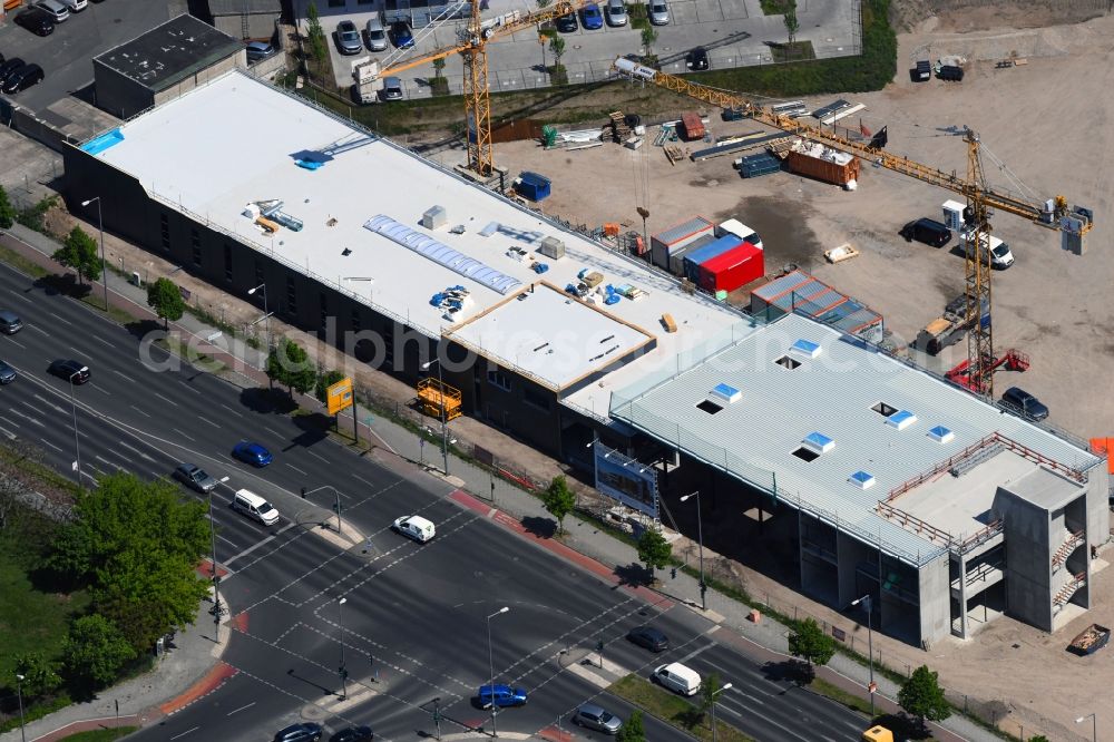 Aerial image Berlin - Construction site at the car dealership of the car of Koch Gruppe Automobile AG Alt-Biesdorf in the district Biesdorf in Berlin, Germany