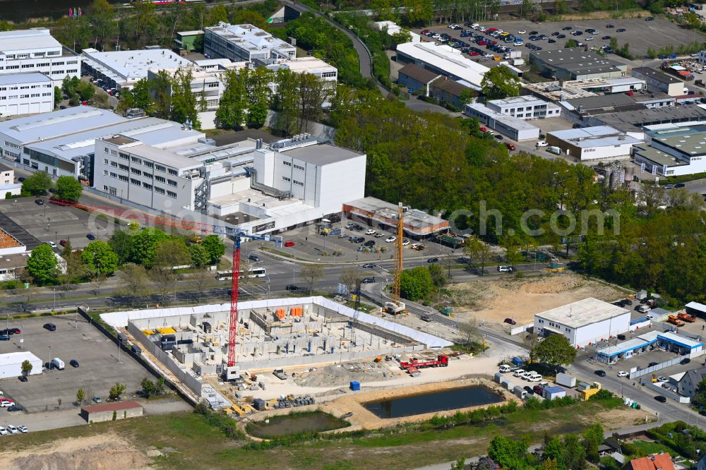 Aerial image Wolfsburg - Building site office building on Lerchenweg corner Dieselstrasse in Wolfsburg in the state Lower Saxony, Germany