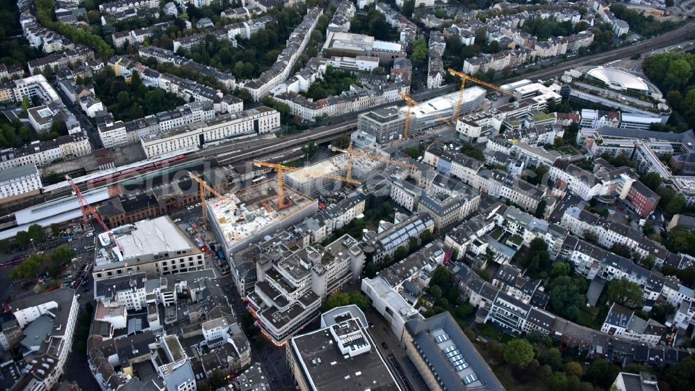 Aerial image Bonn - Building site office building Urban Soul on also called Bonner Loch on Maximilianstrasse in the district Zentrum in Bonn in the state North Rhine-Westphalia, Germany