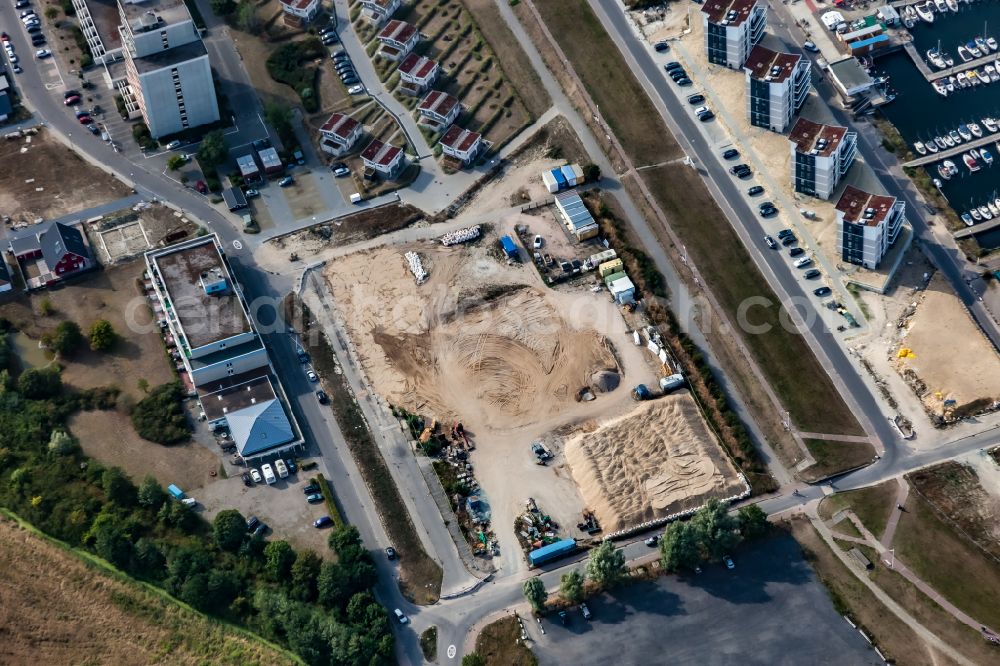 Aerial photograph Wendtorf - Construction site of holiday house plant of the park OstseeFerienpark Marina Wendtorf in Wendtorf in the state Schleswig-Holstein, Germany