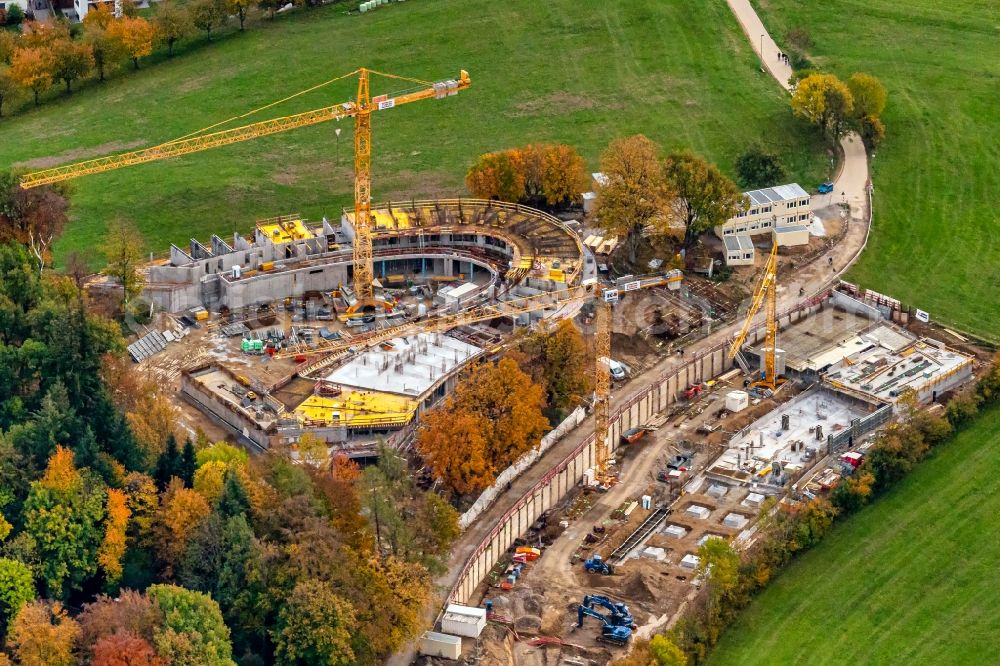 Horben from the bird's eye view: New construction site the hotel complex Luisenhoehe Gesundheitsresort in Horben in the state Baden-Wuerttemberg, Germany