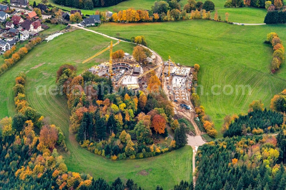 Aerial photograph Horben - New construction site the hotel complex Luisenhoehe Gesundheitsresort in Horben in the state Baden-Wuerttemberg, Germany