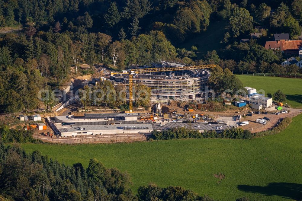 Horben from the bird's eye view: New construction site the hotel complex Luisenhoehe Gesundheitsresort in Horben in the state Baden-Wuerttemberg, Germany