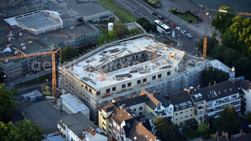 Bonn from the bird's eye view: New construction site the hotel complex Prizeotel in Bonn in the state North Rhine-Westphalia, Germany