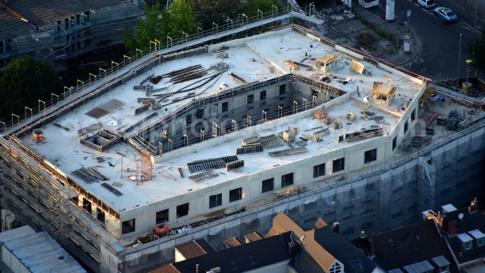 Aerial photograph Bonn - New construction site the hotel complex Prizeotel in Bonn in the state North Rhine-Westphalia, Germany