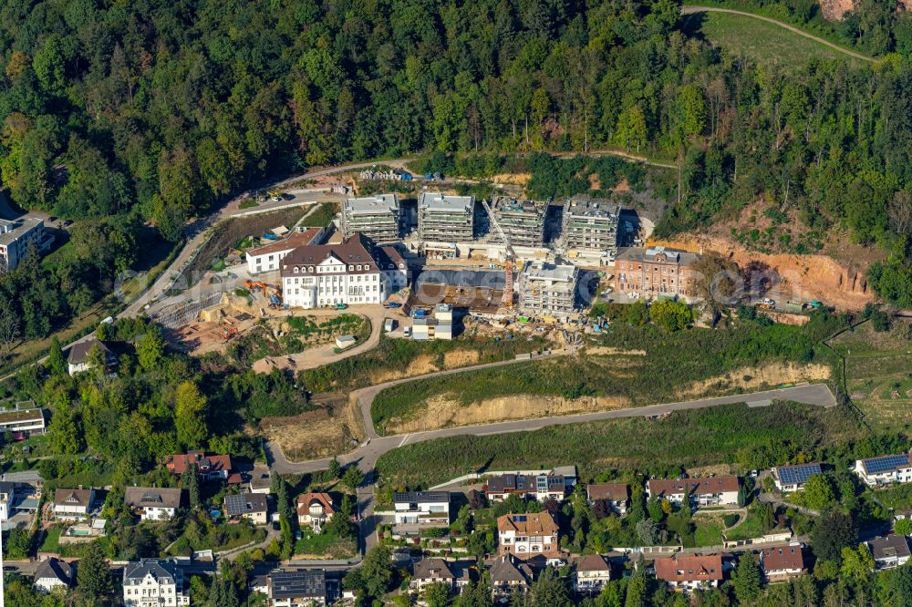 Aerial image Lahr/Schwarzwald - Construction site to build a new multi-family residential complex on Altvaterstrasse in Lahr/Schwarzwald in the state Baden-Wuerttemberg, Germany