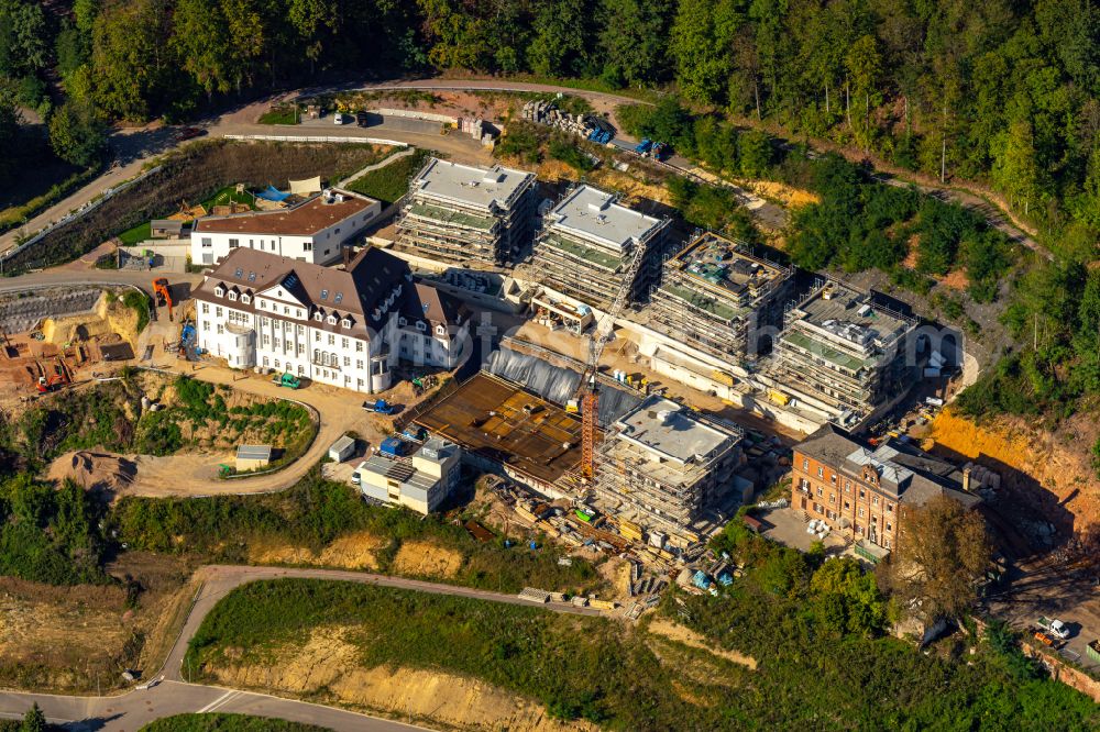 Lahr/Schwarzwald from above - Construction site to build a new multi-family residential complex on Altvaterstrasse in Lahr/Schwarzwald in the state Baden-Wuerttemberg, Germany