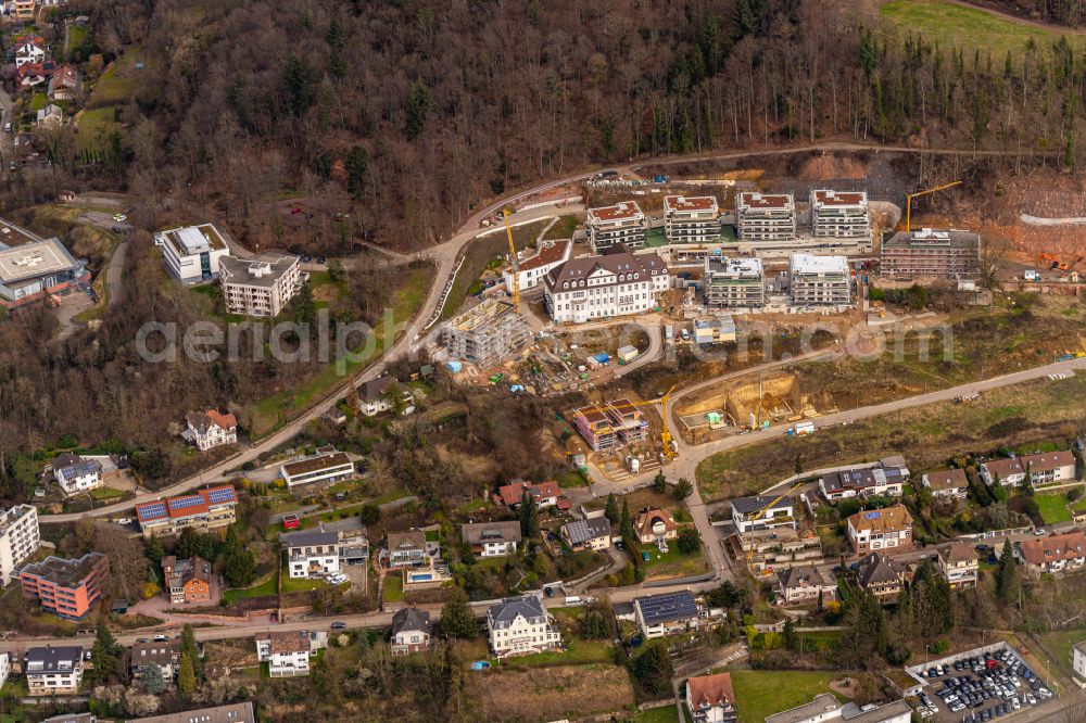 Lahr/Schwarzwald from the bird's eye view: Construction site to build a new multi-family residential complex on Altvaterstrasse in Lahr/Schwarzwald in the state Baden-Wuerttemberg, Germany
