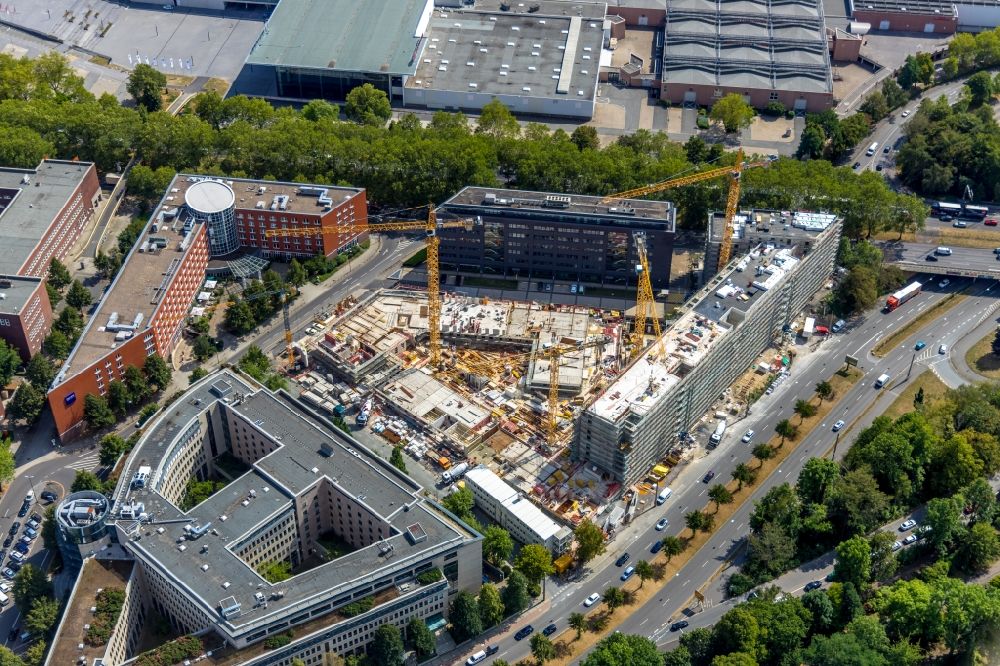 Aerial photograph Dortmund - Construction site to build a new multi-family residential complex Berswordt- Quartier in Dortmund in the state North Rhine-Westphalia, Germany