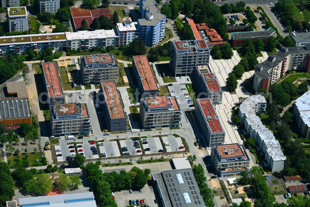 Aerial photograph Braunschweig - Construction site to build a new multi-family residential complex Isselstrasse - Stoerweg in the district Weststadt in Brunswick in the state Lower Saxony, Germany