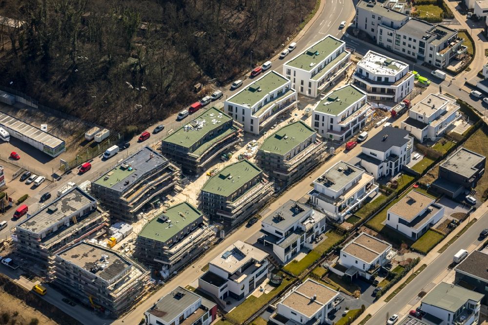 Aerial photograph Dortmund - Construction site to build a new multi-family residential complex on Kohlensiepenstrasse in Dortmund in the state North Rhine-Westphalia, Germany