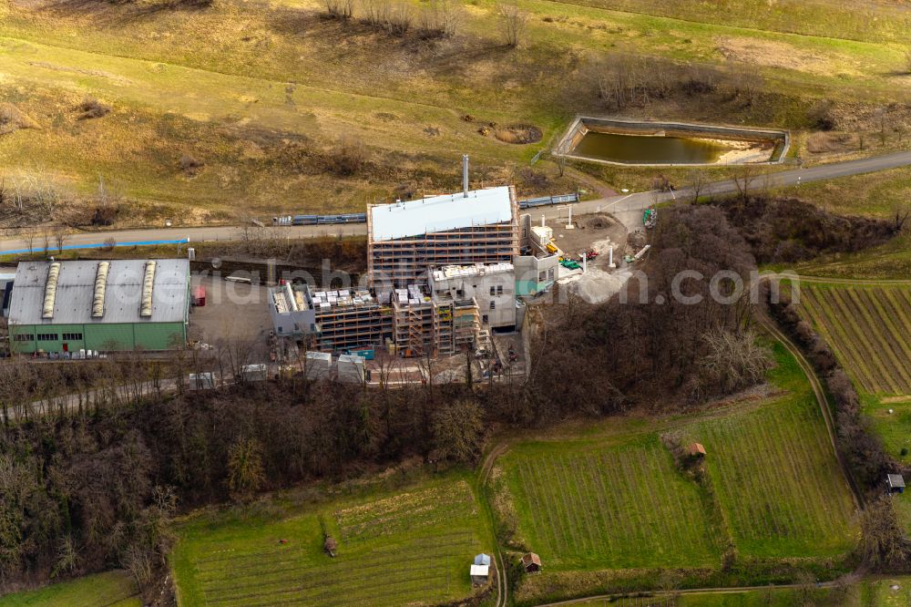 Ringsheim from the bird's eye view: New construction of ZAK Kahlenberg in Ringsheim in the state Baden-Wuerttemberg, Germany