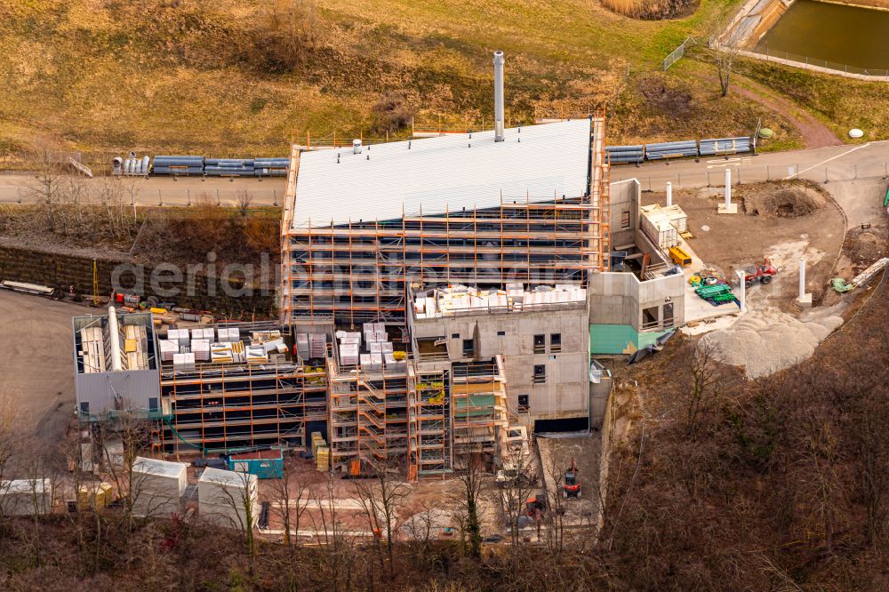 Ringsheim from above - New construction of ZAK Kahlenberg in Ringsheim in the state Baden-Wuerttemberg, Germany