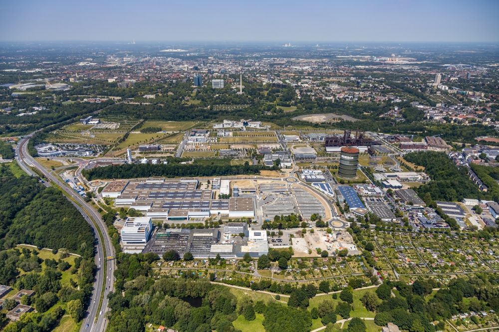 Aerial photograph Dortmund - Construction site for the new building WILO Campus Dortmund on Nortkirchenstrasse in the district Hoerde in Dortmund in the state North Rhine-Westphalia, Germany