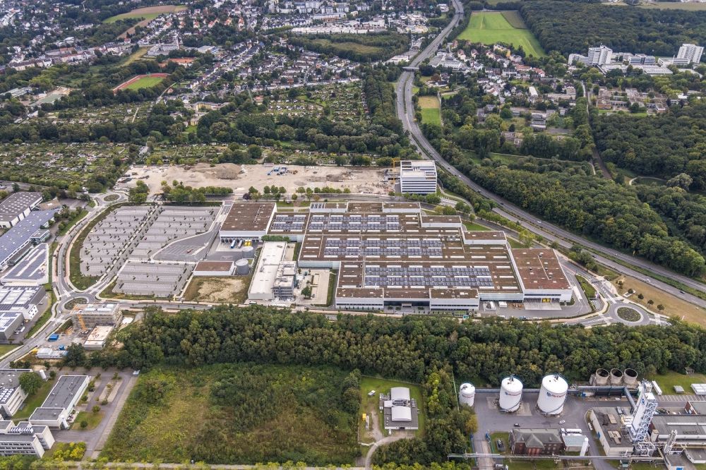 Aerial photograph Dortmund - Construction site for the new building a?? WILO Campus Dortmund a?? on Nortkirchenstrasse in the district Hoerde in Dortmund at Ruhrgebiet in the state North Rhine-Westphalia, Germany