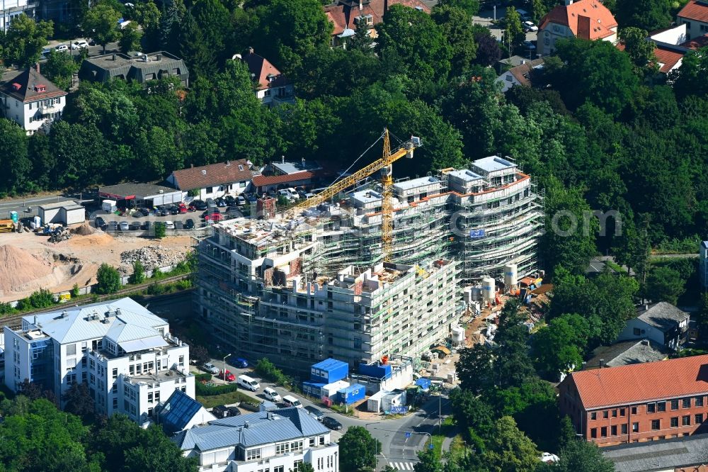 Aerial image Nürnberg - Construction site for the multi-family residential building Martin-Albert-Strasse - Thumenberger Weg in the district Sankt Jobst in Nuremberg in the state Bavaria, Germany