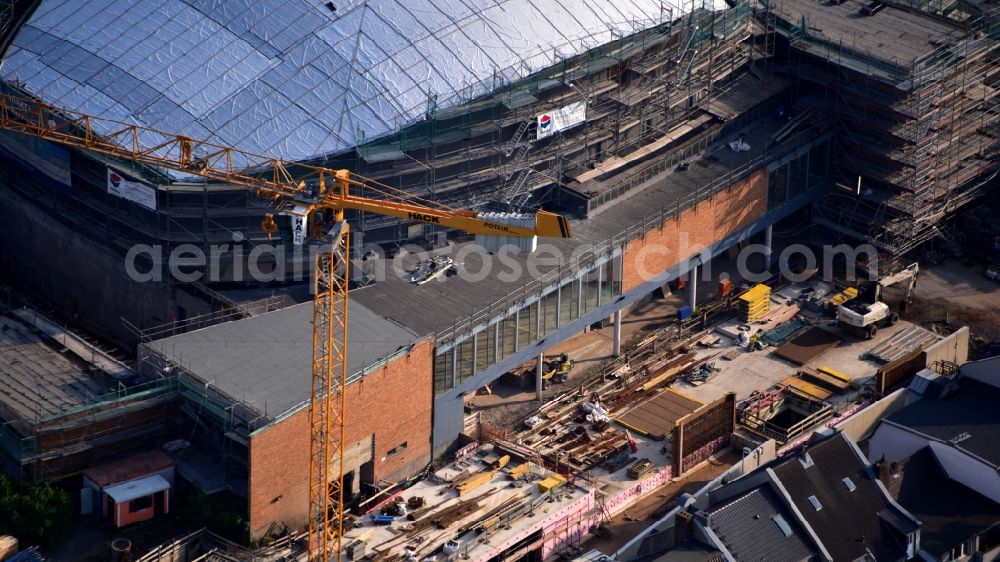 Bonn from above - Renovation of the building of the indoor arena Beethovenhalle Bonn in the district Zentrum in Bonn in the state North Rhine-Westphalia, Germany