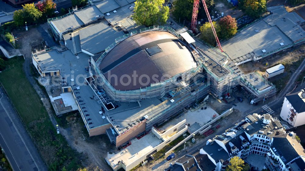 Bonn from the bird's eye view: Renovation of the building of the indoor arena Beethovenhalle Bonn in Bonn in the state North Rhine-Westphalia, Germany