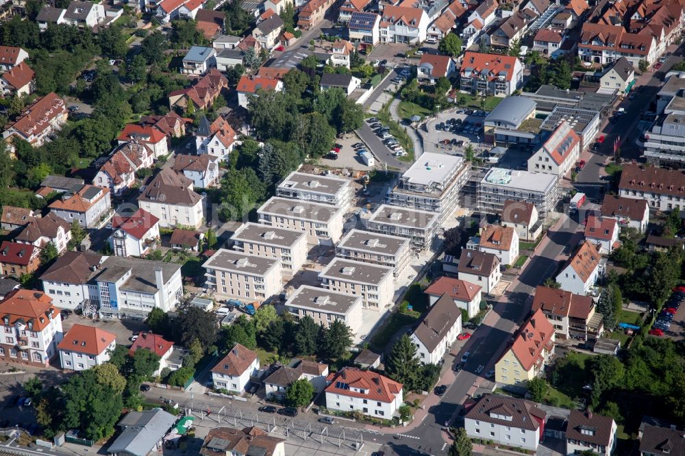 Aerial photograph Kandel - Construction site for City Quarters Building 'Im Stadtkern' in Kandel in the state Rhineland-Palatinate, Germany