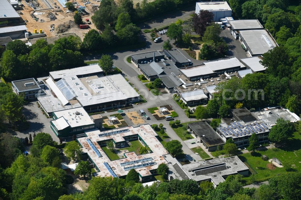 Aerial image Kleve - Home for disabled people and workshop Assisted Living of Haus Freudenberg GmbH Am Freudenberg in Kleve in the state North Rhine-Westphalia, Germany