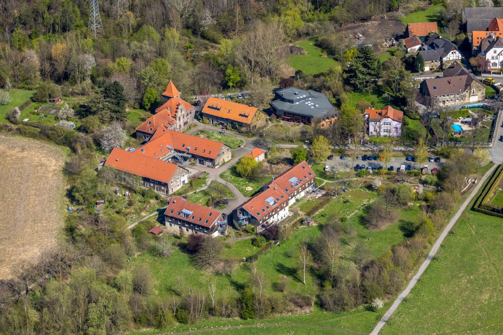 Witten from the bird's eye view: Home for disabled people and workshop Assisted Living Christopherus-Haus e.V. in Witten at Ruhrgebiet in the state North Rhine-Westphalia, Germany
