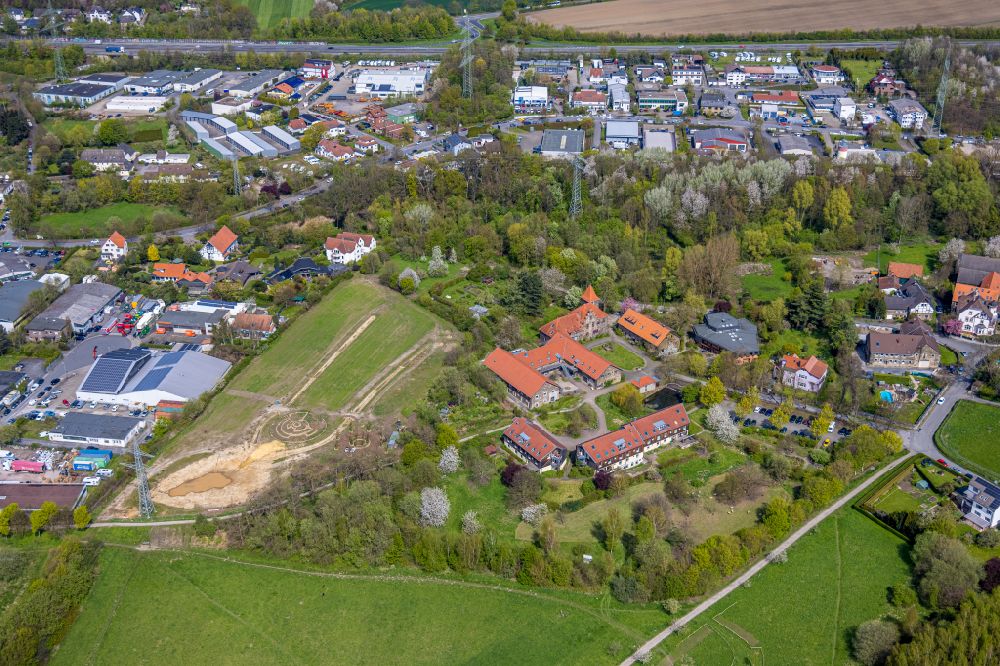 Witten from the bird's eye view: Home for disabled people and workshop Assisted Living Christopherus-Haus e.V. in Witten at Ruhrgebiet in the state North Rhine-Westphalia, Germany