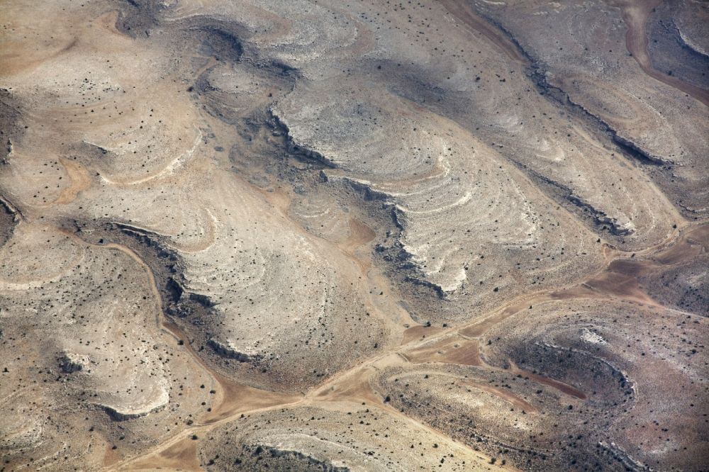 Aerial photograph Karaman - Mountain landscape of the South Anatolian highlands near Karaman in Turkey
