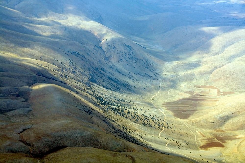 Aerial photograph Elmak - View of a mountain range in the western Taurus Mountains in the Turkish province of Antalya