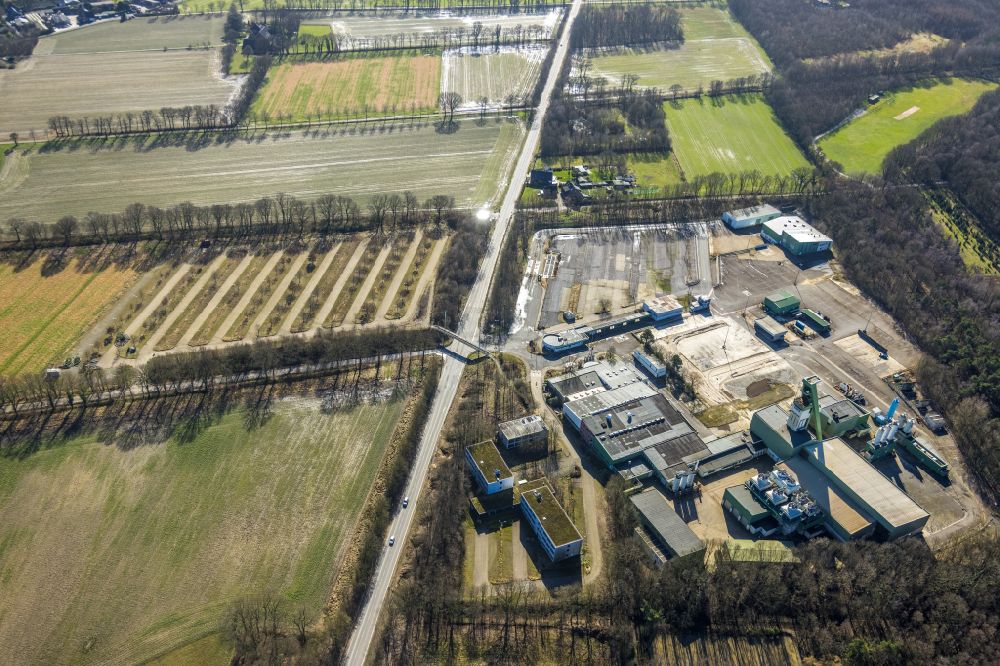 Bottrop from the bird's eye view: Mining plant for stone- coal Prosper-Haniel in Kirchhellen in the state of North Rhine-Westphalia