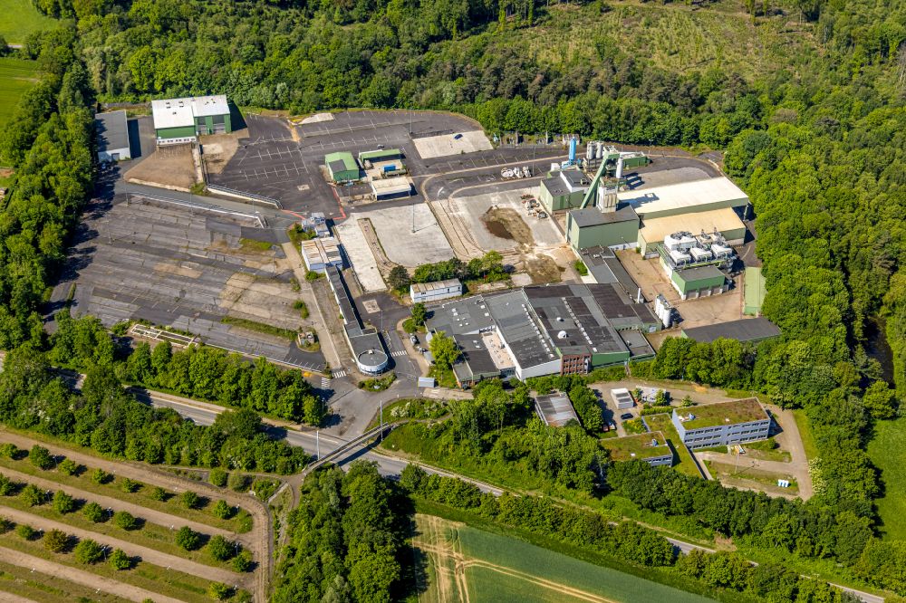 Aerial image Bottrop - Mining plant for stone- coal Prosper-Haniel in Kirchhellen in the state of North Rhine-Westphalia