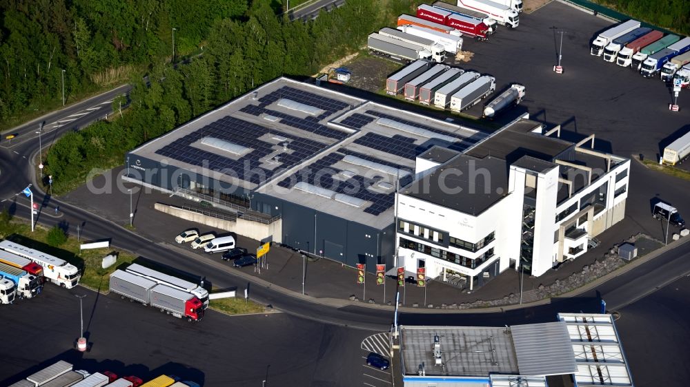 Aerial photograph Königswinter - Company premises of the company Coppeneur et Compagnon GmbH in Koenigswinter in the state North Rhine-Westphalia, Germany