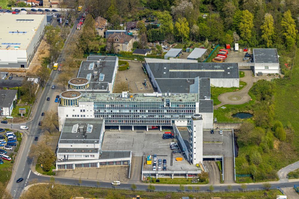 Aerial photograph Bochum - Grounds of the fire depot on Strasse Brandwacht in the district Werne in Bochum in the state North Rhine-Westphalia, Germany
