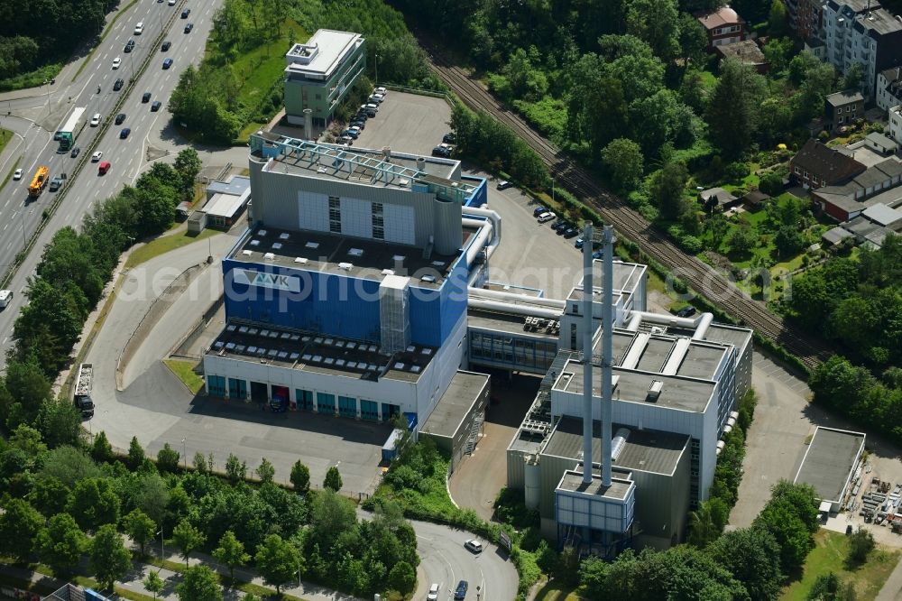 Kiel from above - Site of the depot of the Muellverbrennung Kiel GmbH & Co. KG in Kiel in the state Schleswig-Holstein