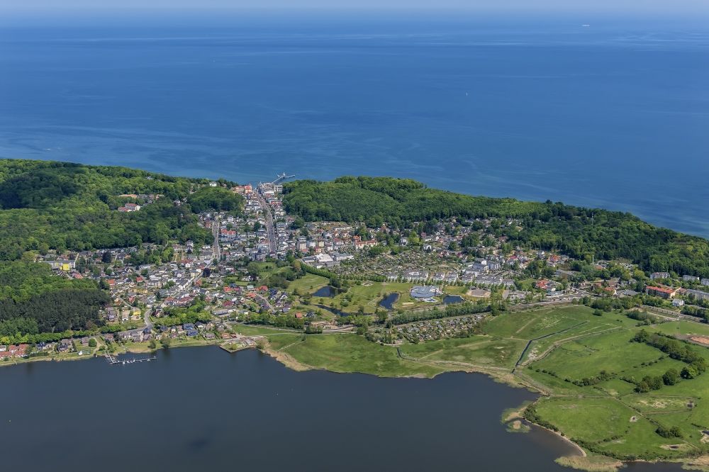 Aerial image Sellin - Sellin on the island of Ruegen in Mecklenburg-Vorpommern, Germanyy