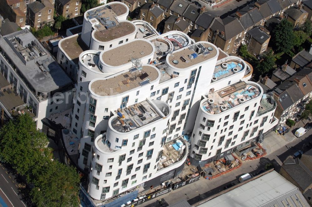London from the bird's eye view: View of the Mary Seacole House in London. The building, which has existed since 1991, is a haven for mental health for ethnic minorities in Liverpool. The house offers support and advice on emotional and practical issues
