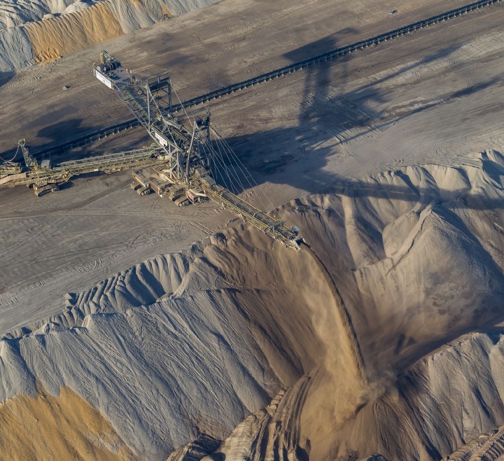 Aerial image Elsdorf - Hambach coal- mine in North Rhine-Westphalia
