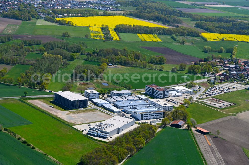 Tappenbeck from above - Office building - Ensemble in Tappenbeck in the state Lower Saxony, Germany