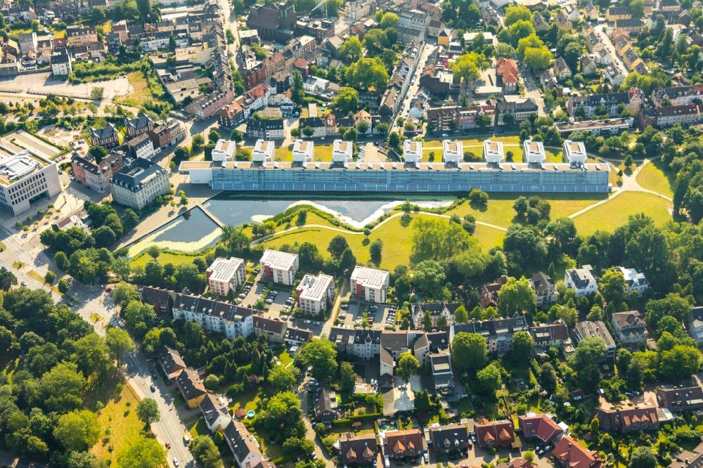 Aerial image Gelsenkirchen - Office building - Ensemble Wissenschaftspark Gelsenkirchen in Gelsenkirchen in the state North Rhine-Westphalia