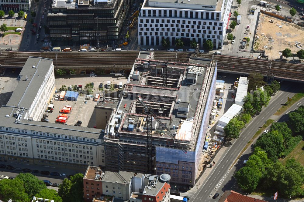 Aerial photograph Berlin - Office and commercial building ensemble BEAM - Schicklerhaus an der Schicklerstrasse - Littenstrasse on Schicklerstrasse in the district Mitte in Berlin, Germany