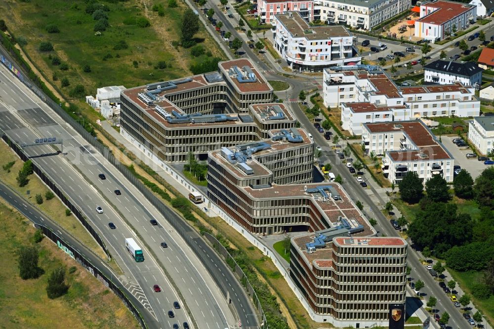 Aerial image Berlin - New office and commercial building Brain Box Berlin in Berlin - Adlershof, Germany
